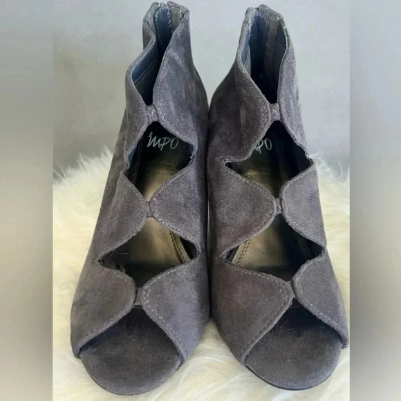Impo Grey Stiletto Heels - Picture 1 of 7